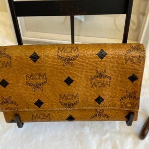 MCM Monogram Leather Wallet